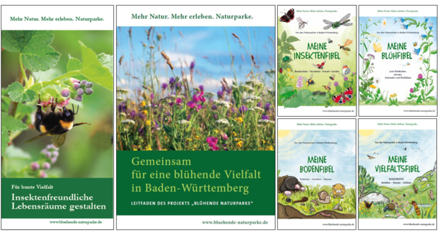 Printprodukte der Blhenden Naturparke Baden-Wrttembergs